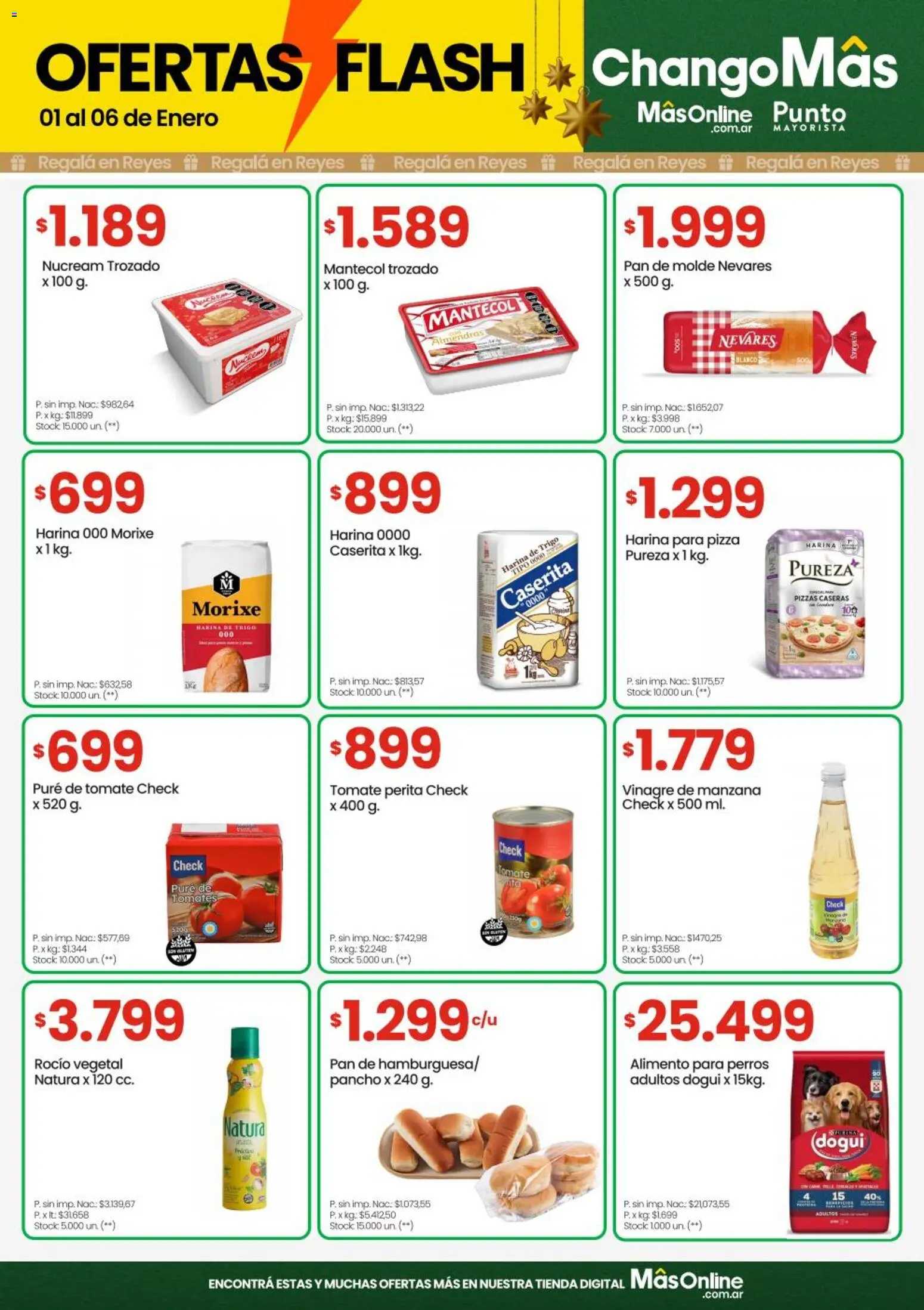 Punto Mayorista catálogo │ válido desde el 01.01.2026 | Página: 14 | Productos: Harina, Tomate, Manzana, Pan