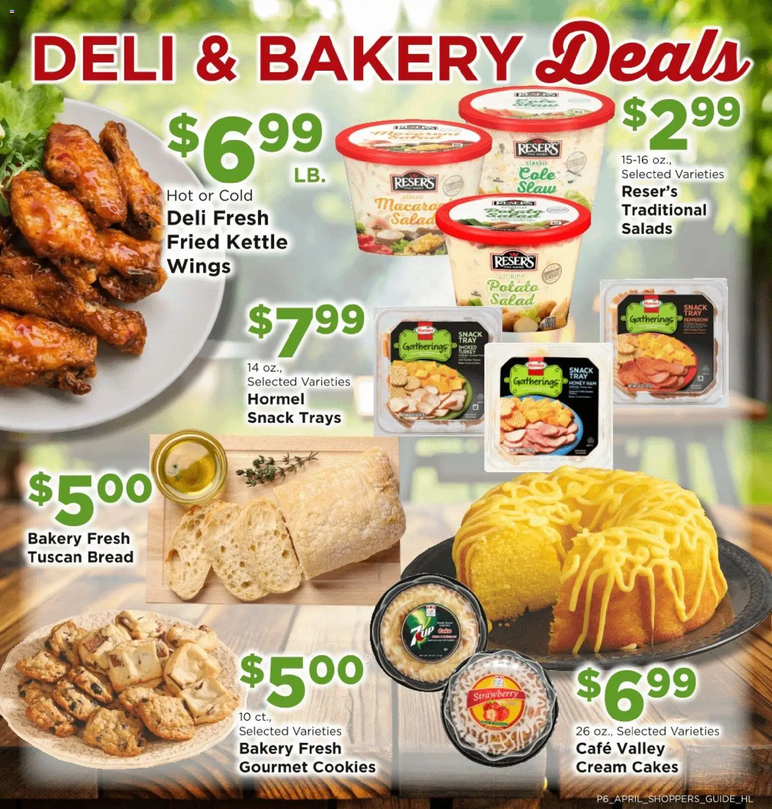 Homeland Bring Savings Home Shopper's Guide - valid from 01.04.2026 | Page: 6 | Products: Bakery, Cream, Salad, Kettle