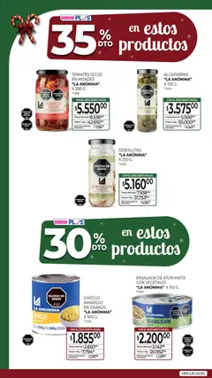 Vista previa La Anonima Marca Propia Fiestas válido desde el 18.12.2025 | Página: 18 | Productos: Ensalada, Choclo, Aceite, Vinagre