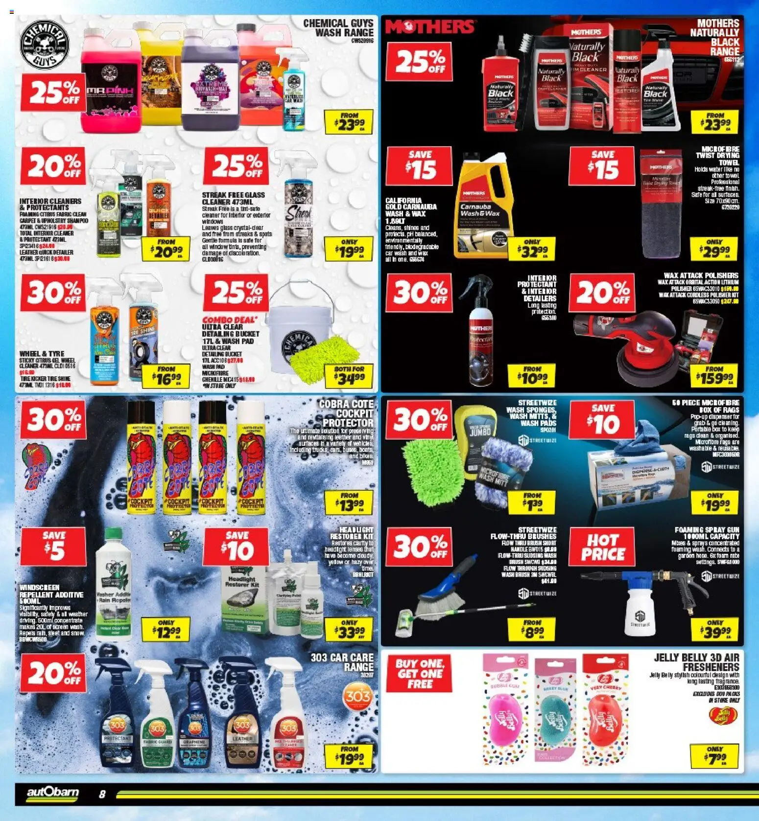 Autobarn catalogue - valid from 07.01.2026 | Page: 8 | Products: Cleaner, Shampoo, Washer, Screen