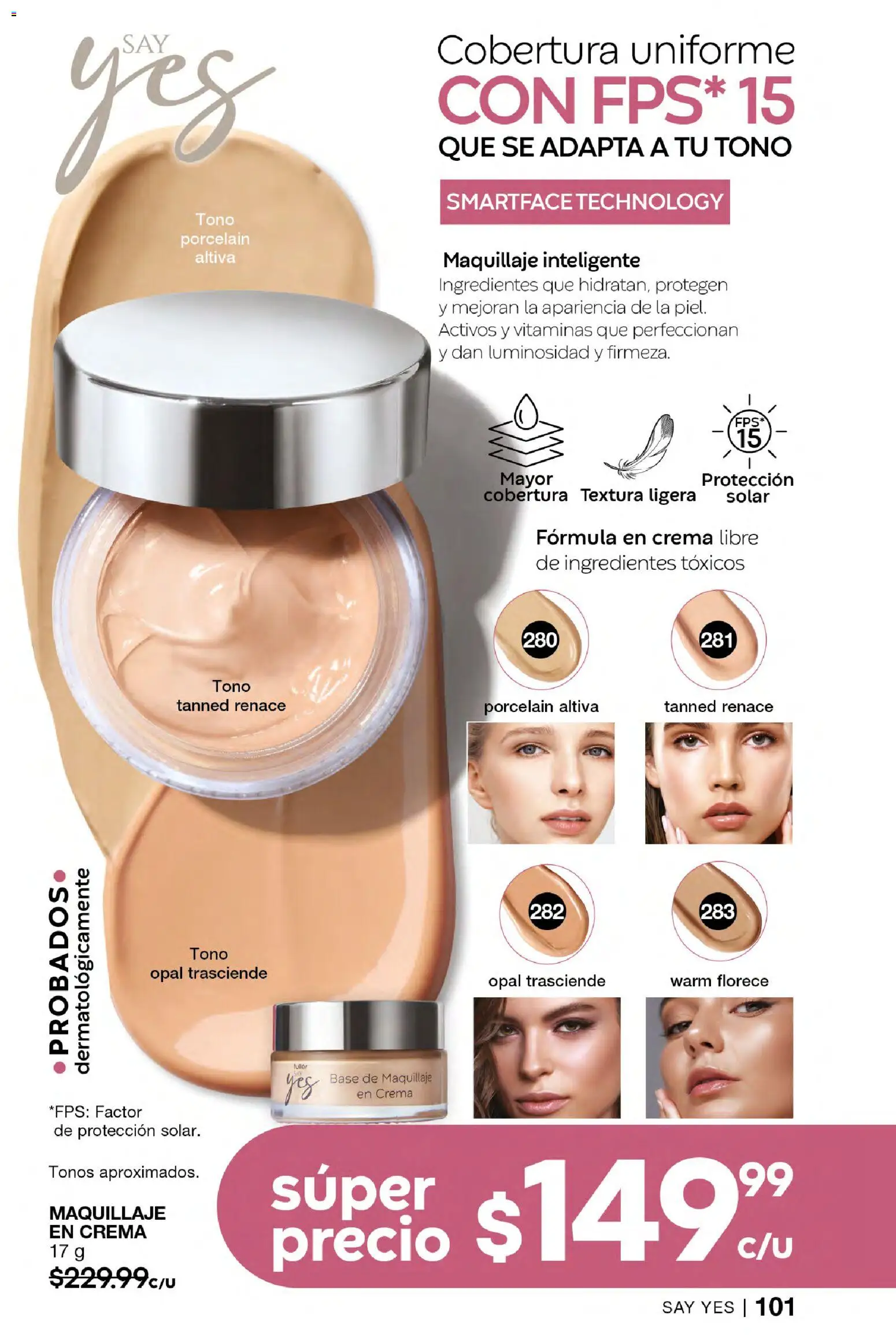 Nuevas ofertas de Fuller válidas en toda la República Mexicana desde el 07.01.2026. ¡Encuentra las mejores ofertas en Fuller campaña 20 2026! | Página: 101 | Productos: Base de maquillaje, Crema, Vitaminas, Maquillaje