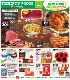Preview of Thrifty Foods weekly flyer / circulaire from shop Thrifty Foods valid from 02.10.2025
