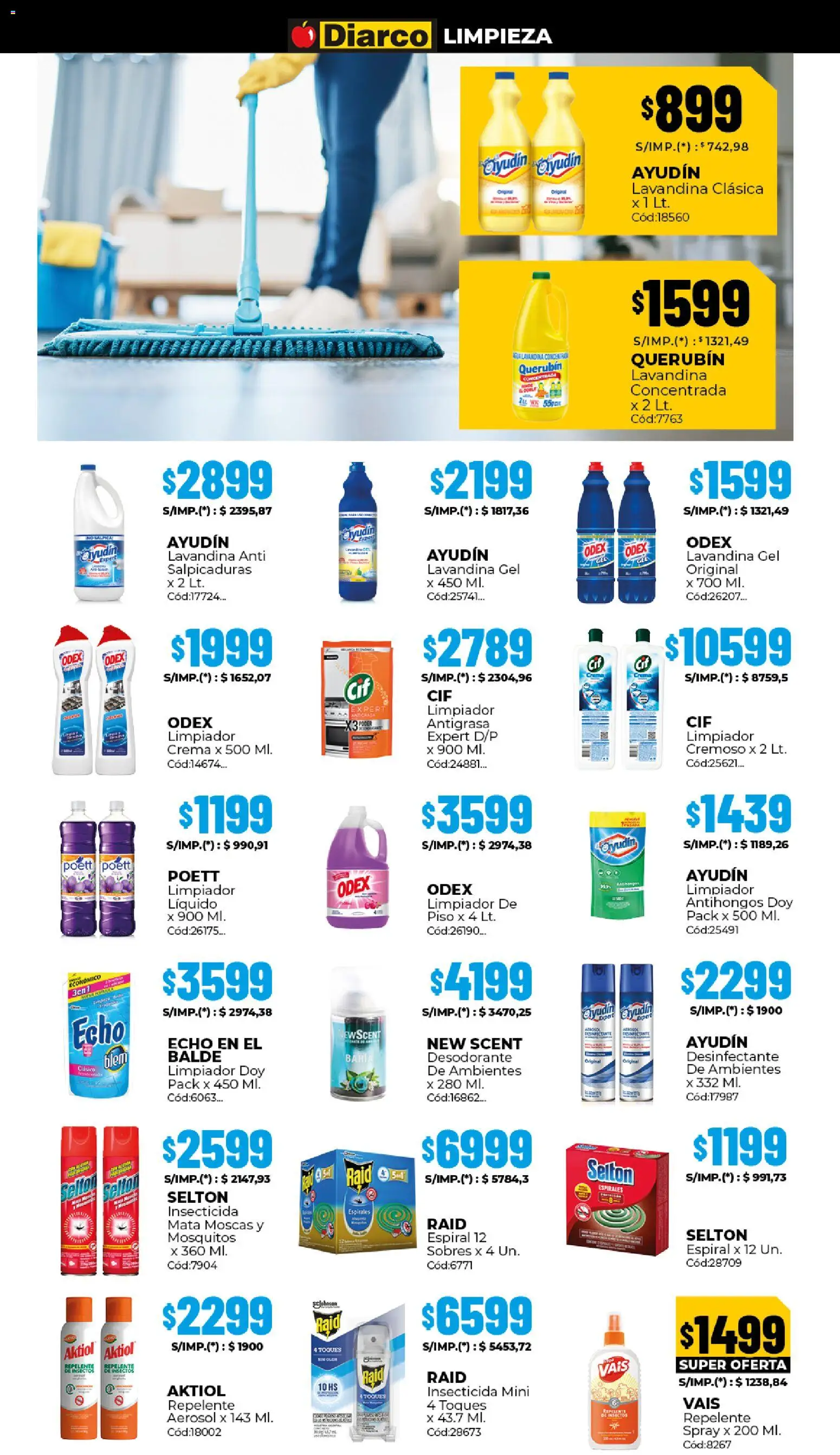 Diarco - Ofertas │ válido desde el 02.02.2026 | Página: 18 | Productos: Mata moscas, Desinfectante, Lavandina, Insecticida