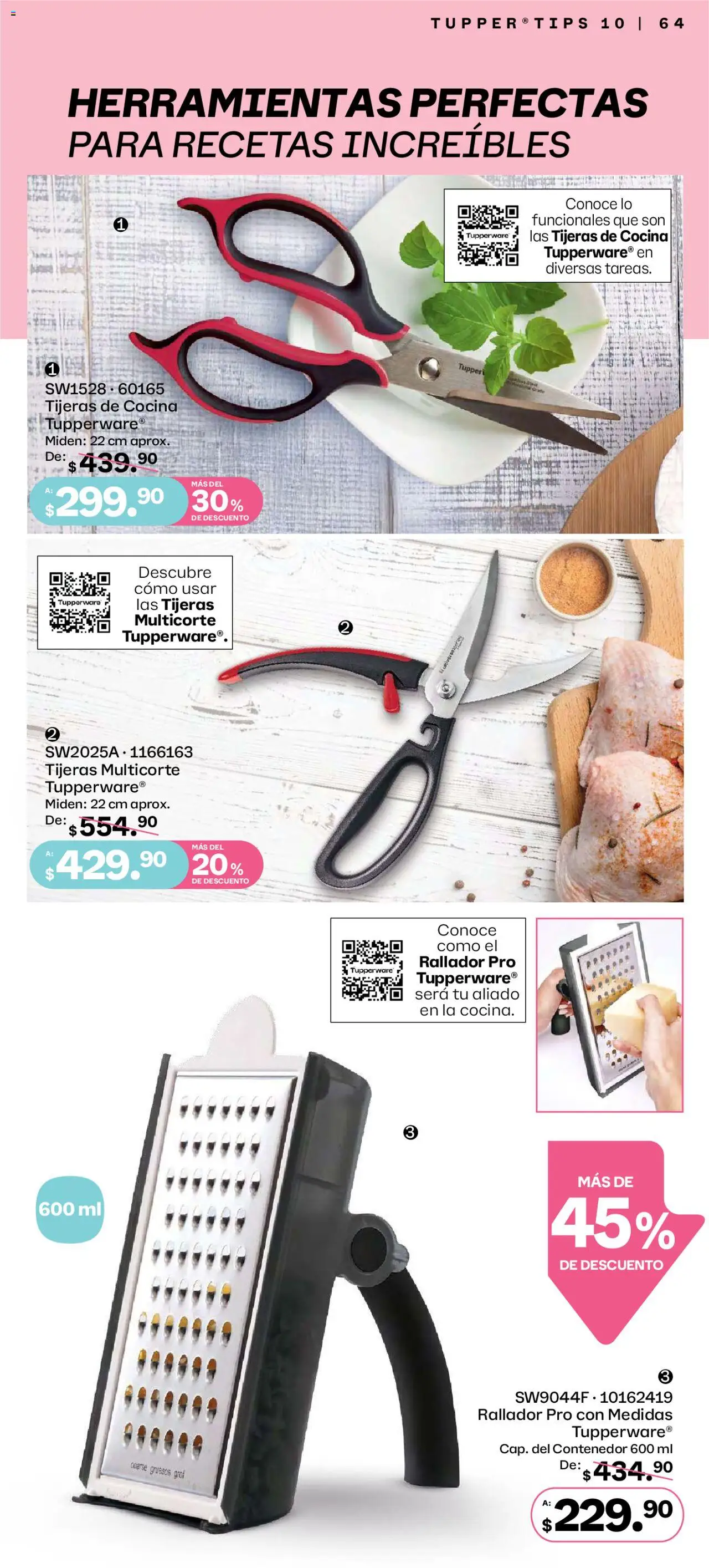 Nuevas ofertas de Tupperware válidas en toda la República Mexicana desde el 08.09.2025. ¡Encuentra las mejores ofertas en Tupperware - Catálogo! | Página: 64 | Productos: Cocina, Tupper, Contenedor