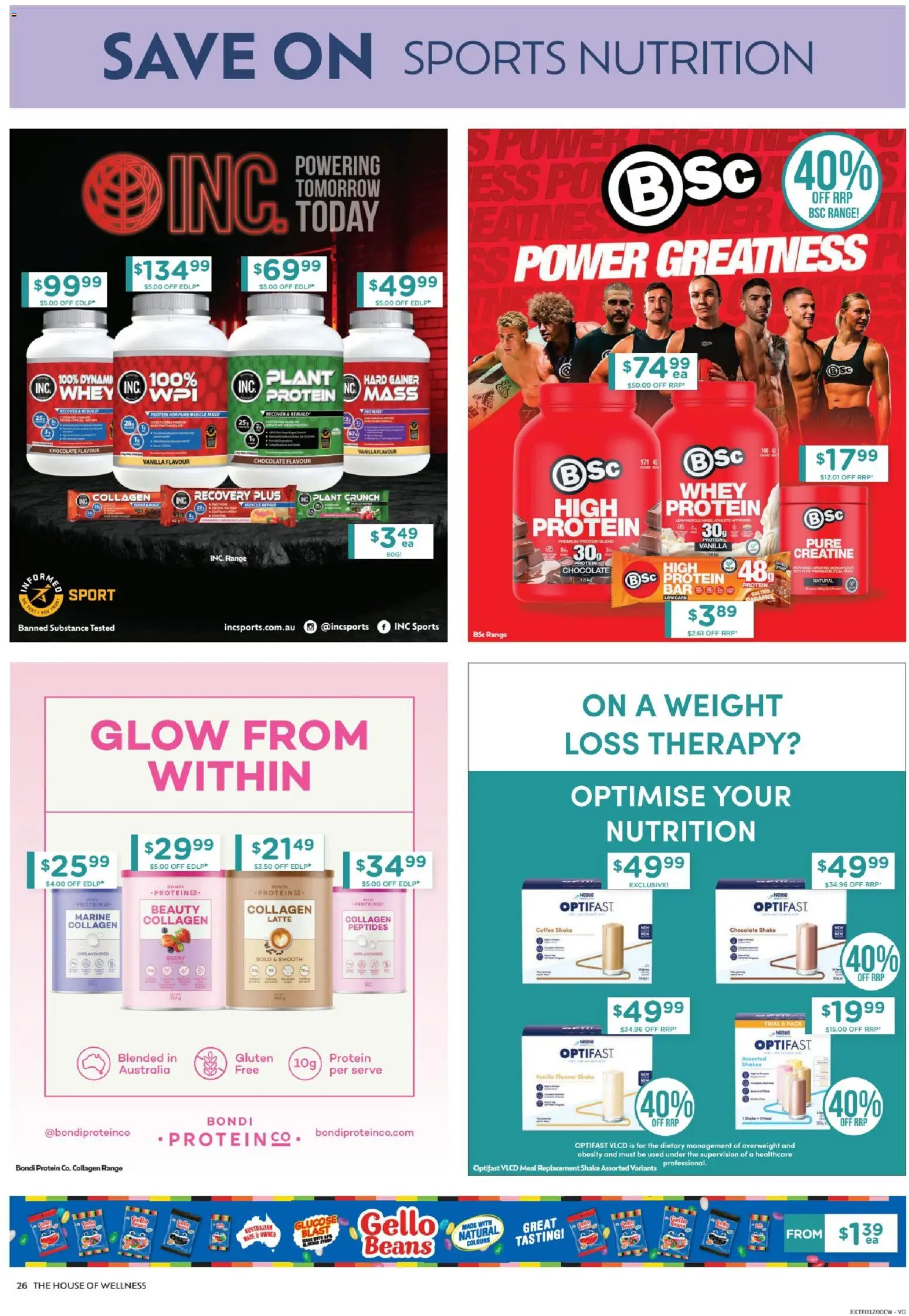 Chemist Warehouse catalogue - valid from 15.01.2026 | Page: 26 | Products: Chocolate, Collagen, Weight loss, Weight