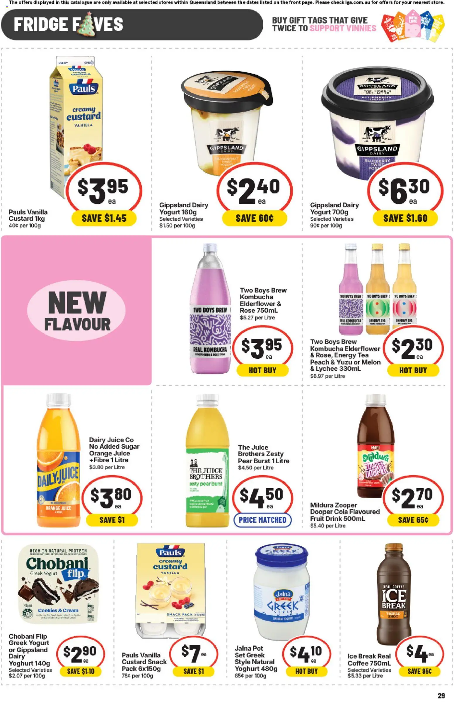 IGA catalogue - valid from 12.11.2025 | Page: 29 | Products: Coffee, Tea, Sugar, Pear