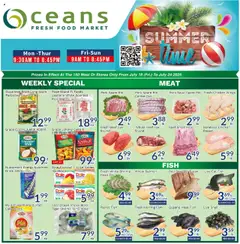 Preview of Oceans weekly flyer / circulaire from shop Oceans valid from 18.07.2025