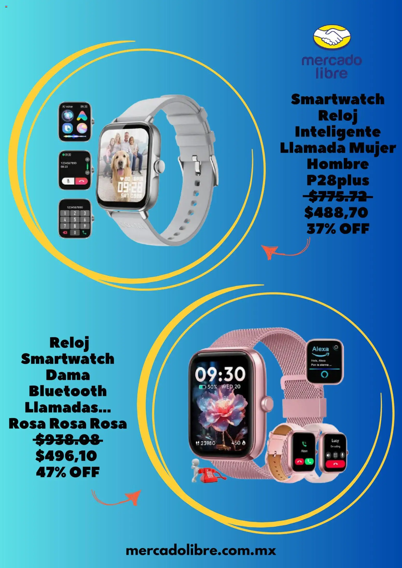 Nuevas ofertas de Mercado Libre válidas en toda la República Mexicana desde el 03.01.2026. ¡Encuentra las mejores ofertas en Mercado Libre catálogo! | Página: 3 | Productos: Reloj