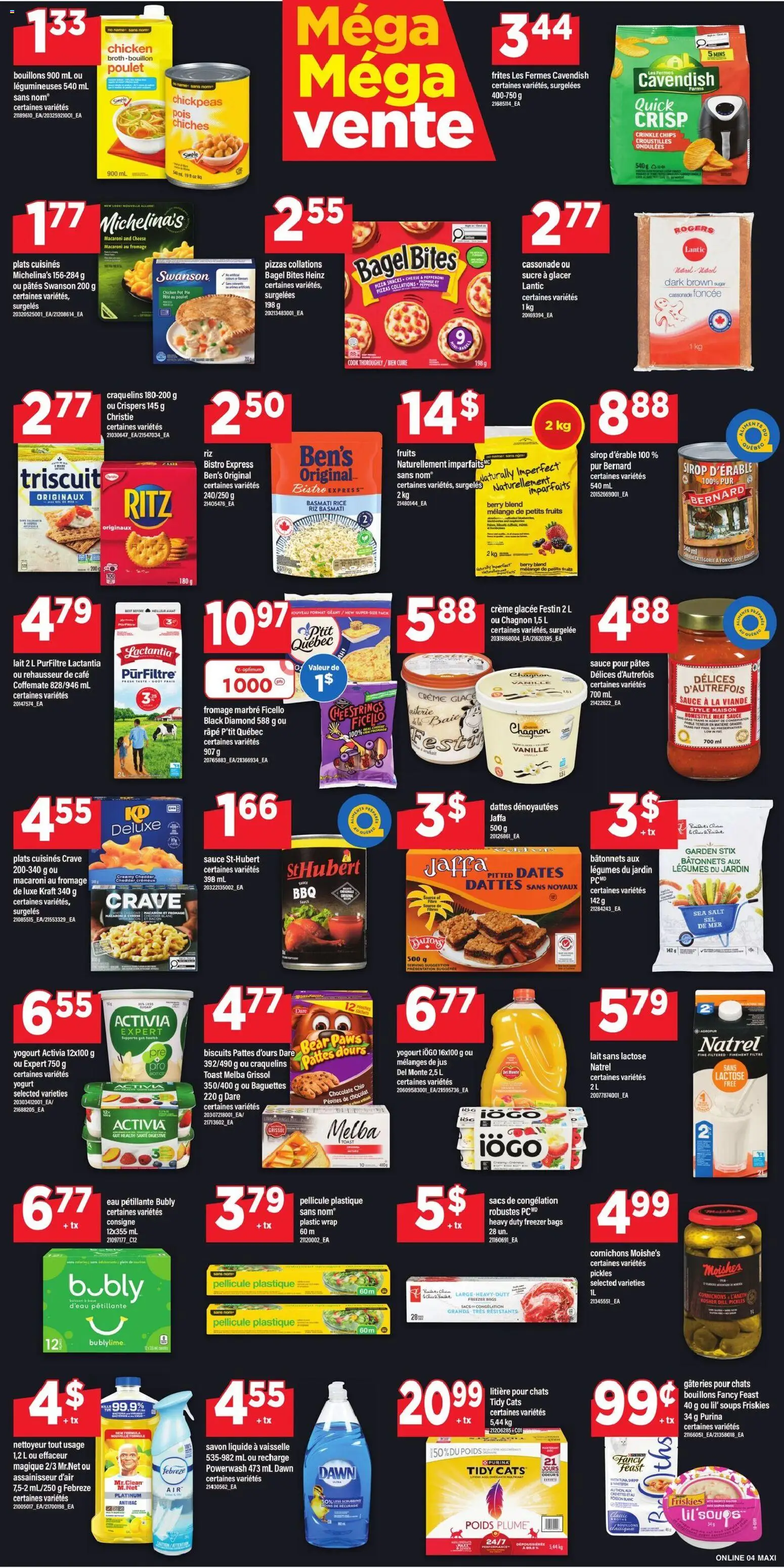 Maxi flyer valid from 05.03.2026 | Page: 7 | Products: Chips, Cheese, Yogurt, Pizza