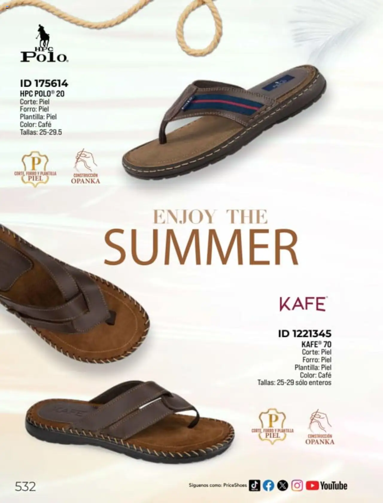 Nuevas ofertas de Price Shoes válidas en toda la República Mexicana desde el 27.01.2025. ¡Encuentra las mejores ofertas en Price Shoes catálogo Sandalias! | Página: 532 | Productos: Café