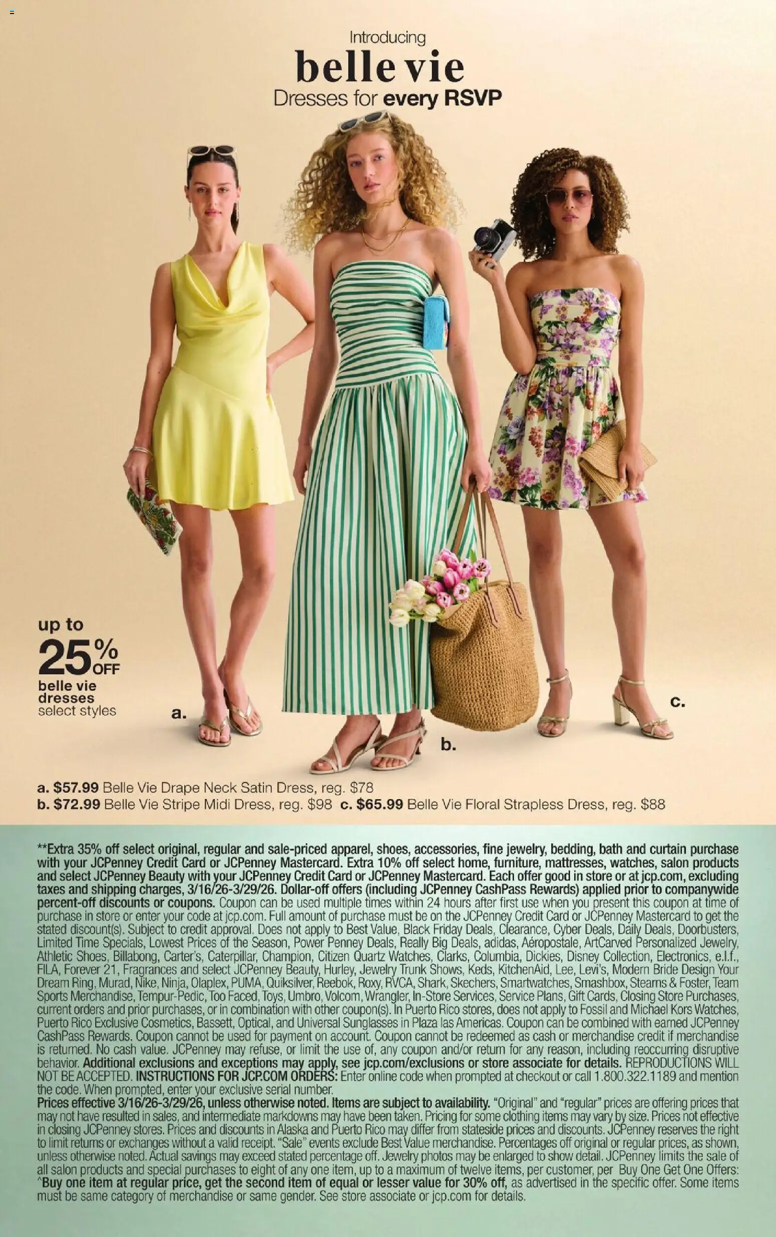 JCPenney Spring Fashion - valid from 16.03.2026 | Page: 19 | Products: Watches, Bath