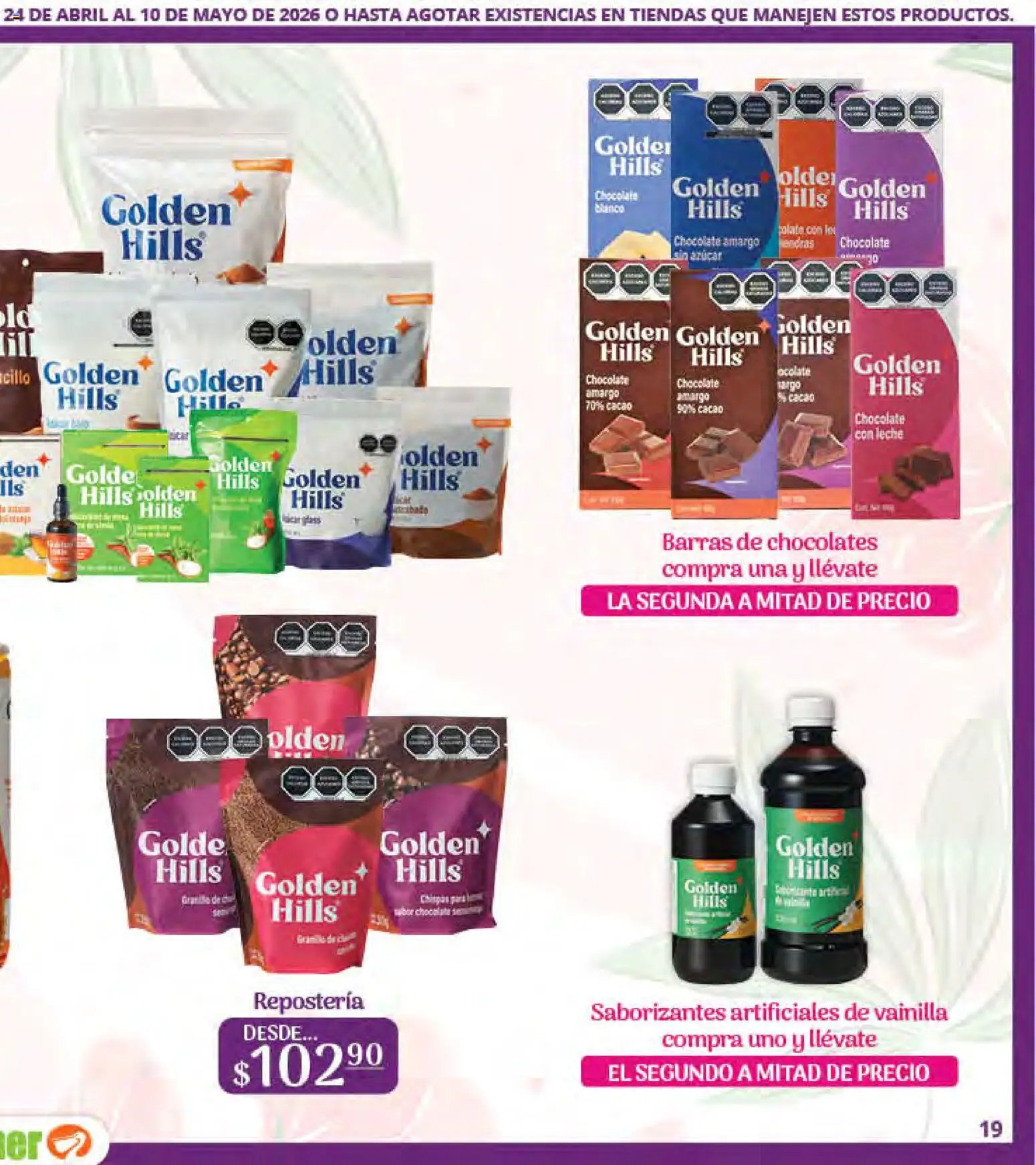 Nuevas ofertas de La Comer válidas en toda la República Mexicana desde el 24.04.2026. ¡Encuentra las mejores ofertas en La Comer folleto Mamá es lo más importante! | Página: 37 | Productos: Azúcar, Leche, Chocolate, Cacao