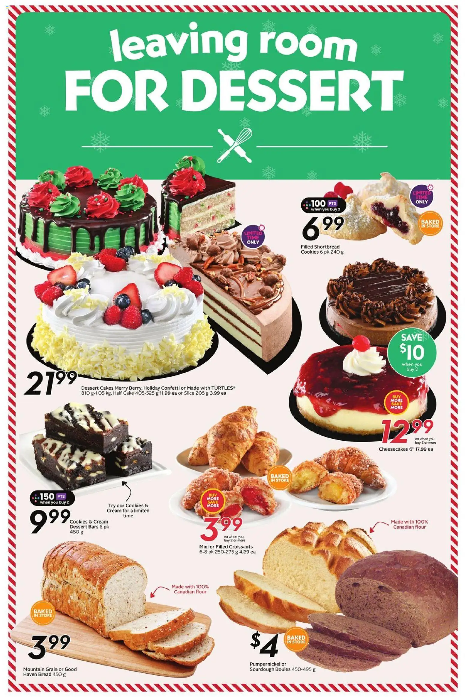 Safeway flyer valid from 18.12.2025 | Page: 17 | Products: Cream, Cookies, Bread