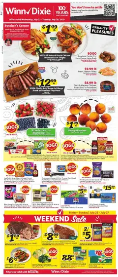 Preview of Winn Dixie weekly ads valid from 23.07.2025