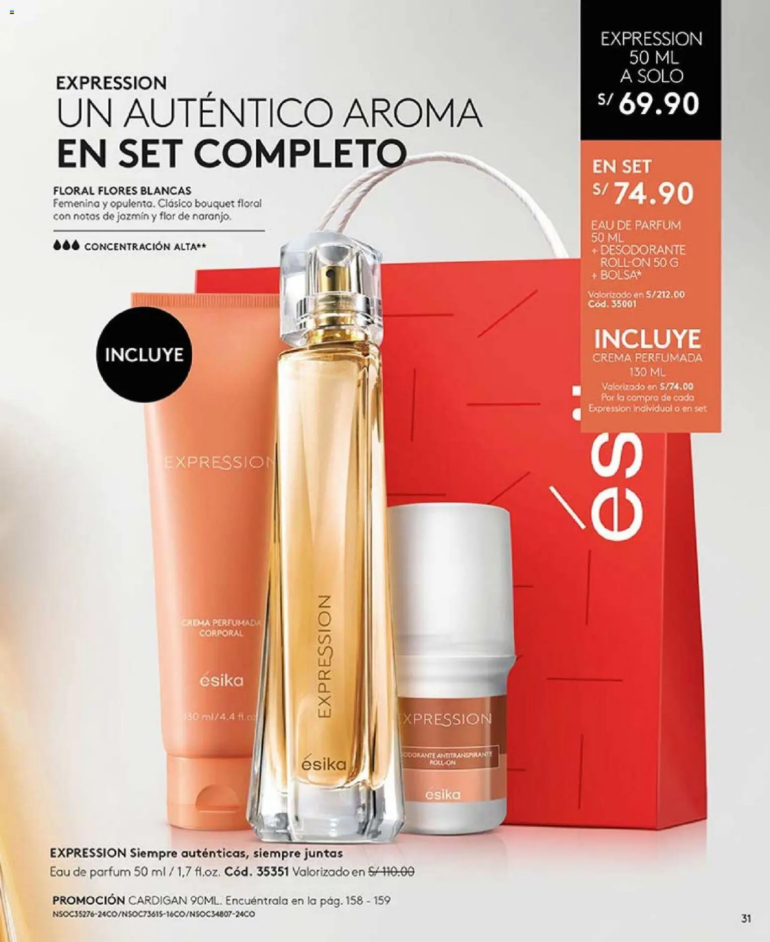 Catálogo Ésika válido desde 18.12.2025 | Página: 31 | Productos: Desodorante, Antitranspirante, Crema