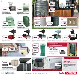 Preview of Stratco catalogue QLD - valid from 17.04.2026 | Page: 15 | Products: Cream, Water, Shed, Monitor