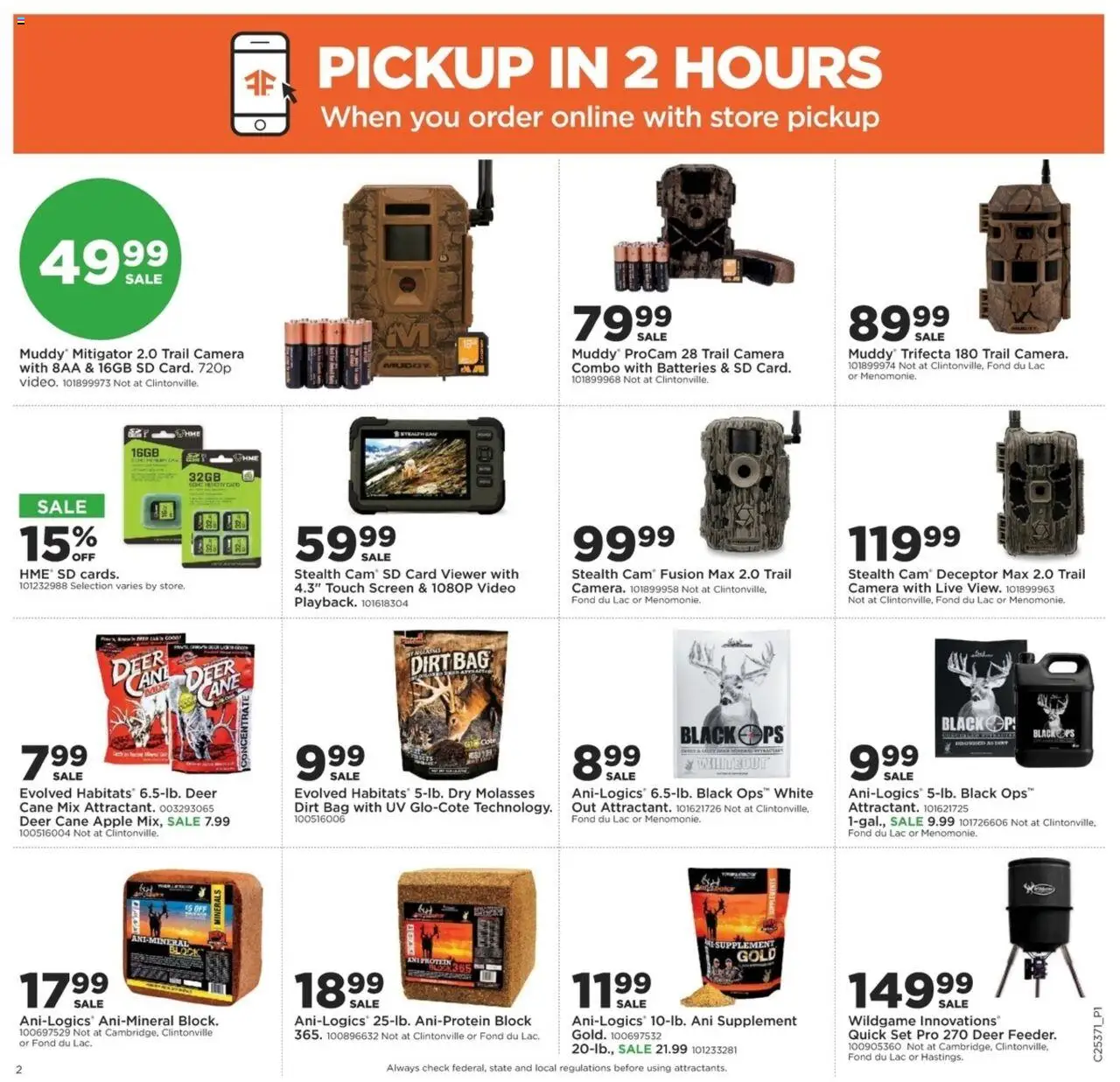 Mills Fleet Farm Weekly Ad - valid from 11.09.2025 | Page: 3 | Products: Video, Camera, Bag, Trail Camera