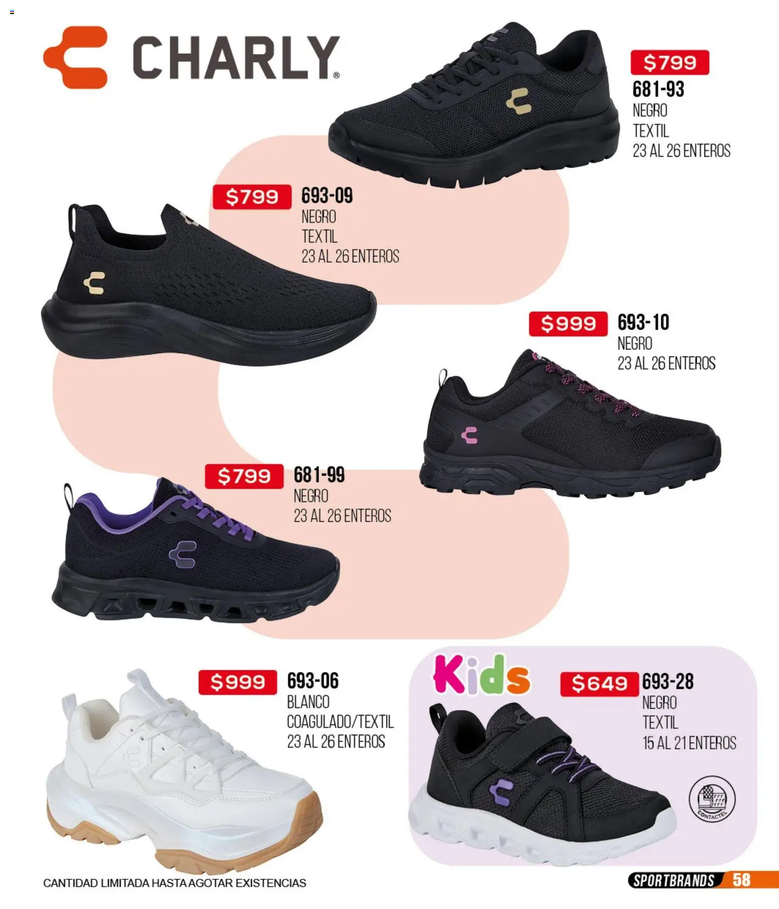 Nuevas ofertas de Cklass válidas en toda la República Mexicana desde el 20.04.2026. ¡Encuentra las mejores ofertas en Cklass catálogo Remate Calzado 3X2! | Página: 59