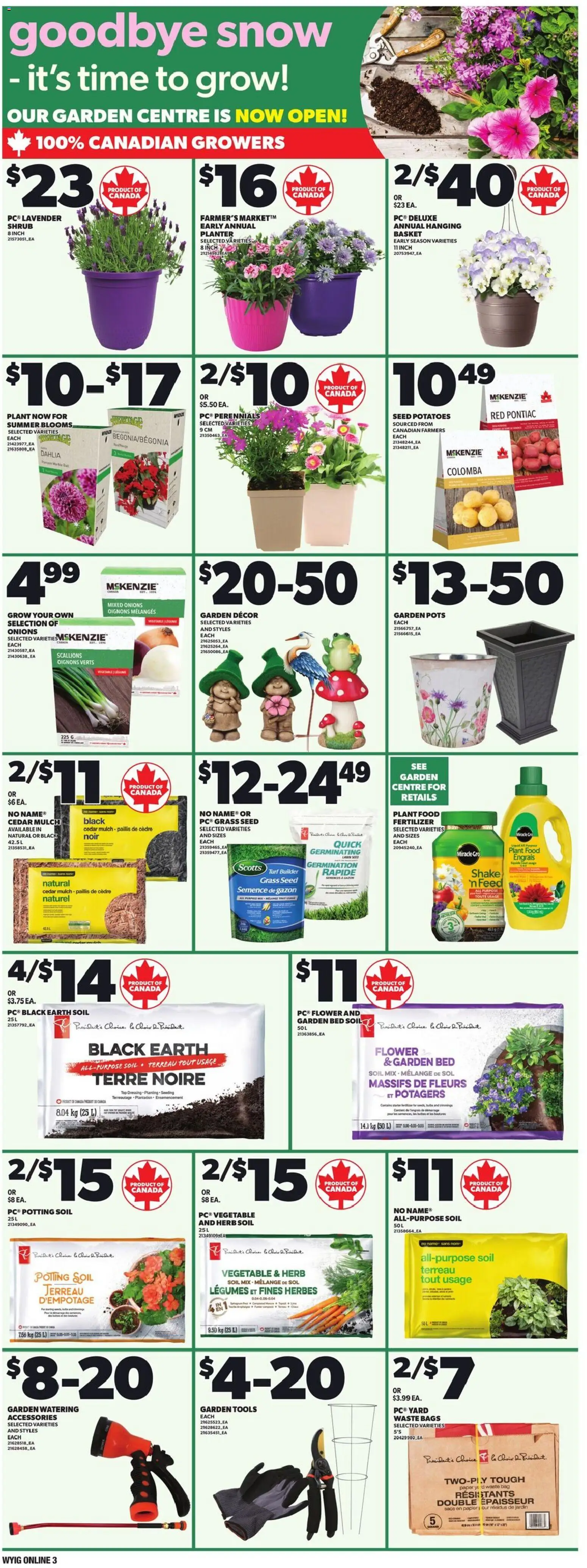 Independent Grocer flyer valid from 23.04.2026 | Page: 11 | Products: Potatoes, Bed, Basket