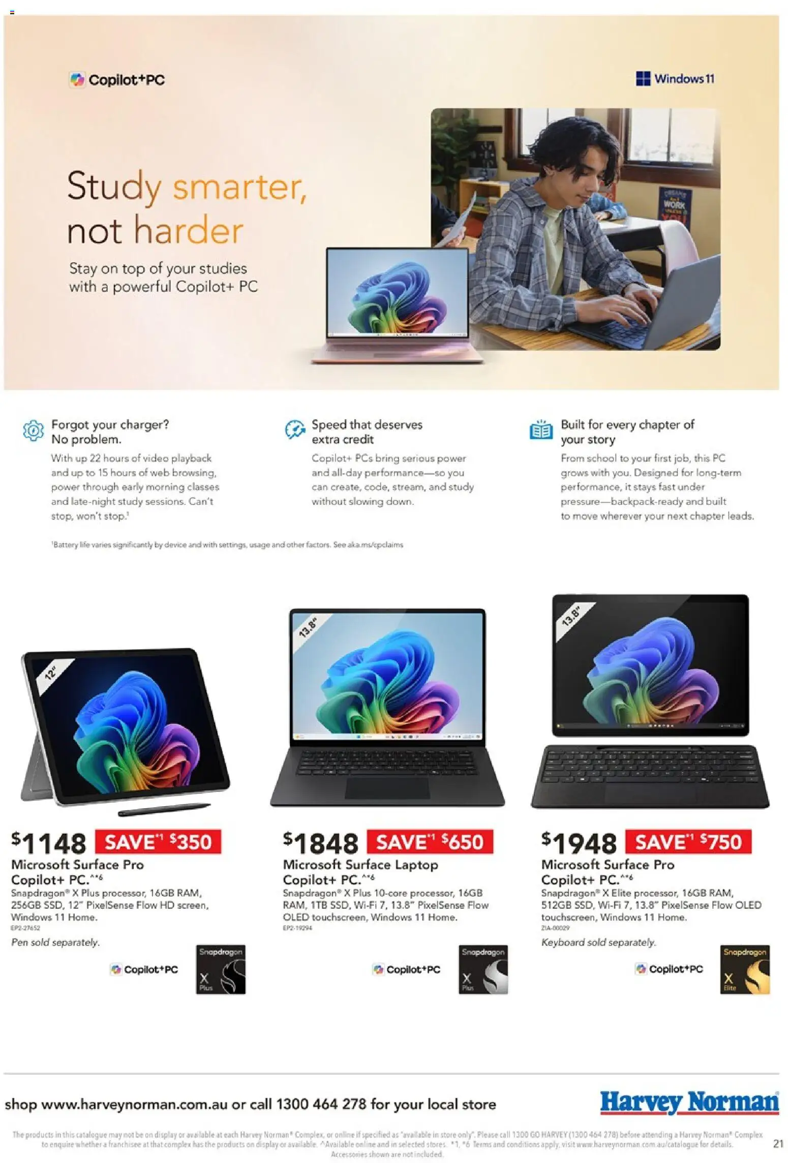 Harvey Norman catalogue - valid from 06.03.2026 | Page: 21 | Products: Charger, Accessories, Device, Laptop