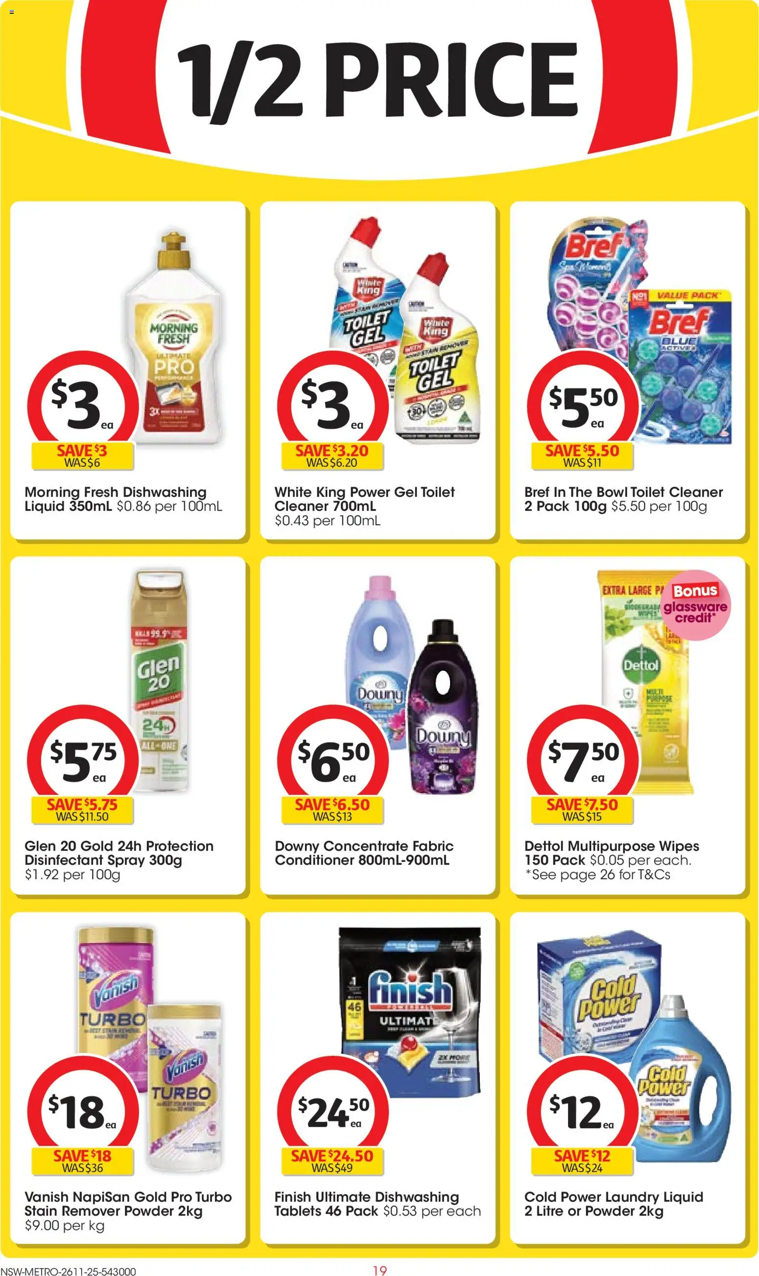 Coles catalogue - valid from 26.11.2025 | Page: 19 | Products: Powder, Cleaner, Stain remover, Laundry