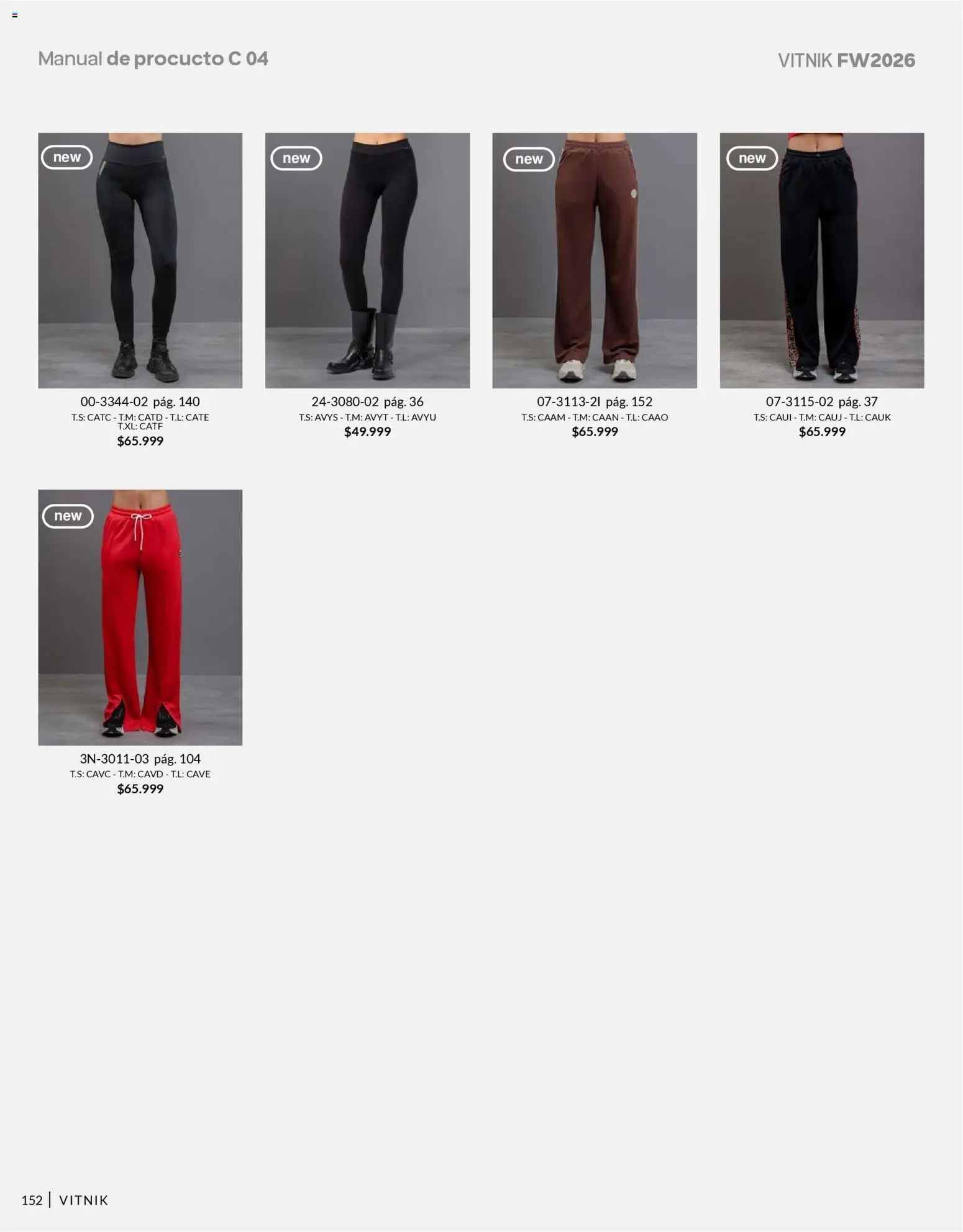 Vitnik - Mujer │ válido desde el 01.04.2026 | Página: 152