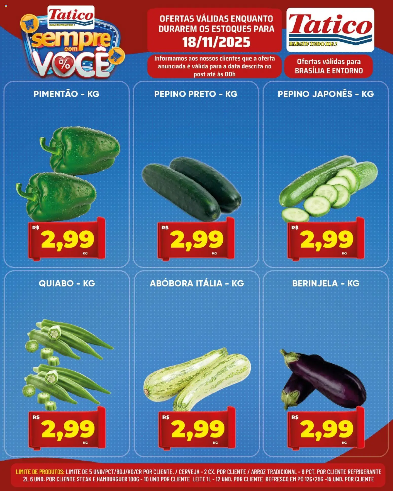 Tatico Folheto - válido de 19.11.2025 | Página: 26 | Produtos: Abóbora, Pó, Cerveja, Refrigerante