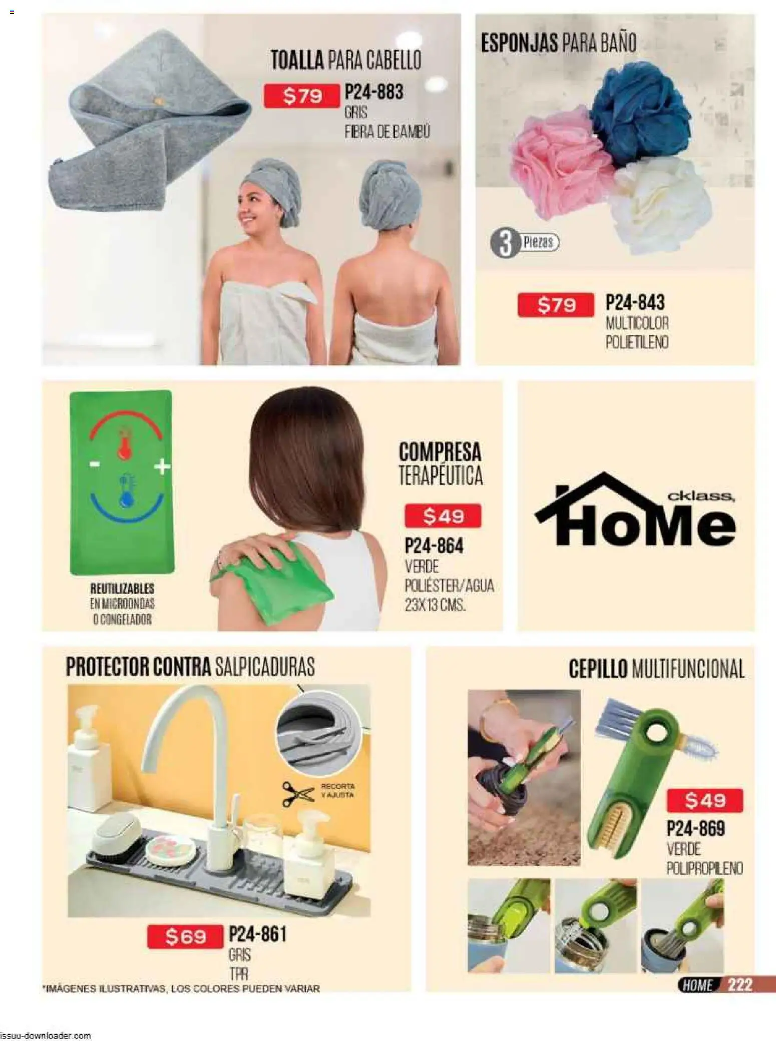 Nuevas ofertas de Cklass válidas en toda la República Mexicana desde el 31.10.2025. ¡Encuentra las mejores ofertas en Cklass catálogo Super Rebajas Ropa! | Página: 225 | Productos: Toalla, Congelador, Microondas, Baño