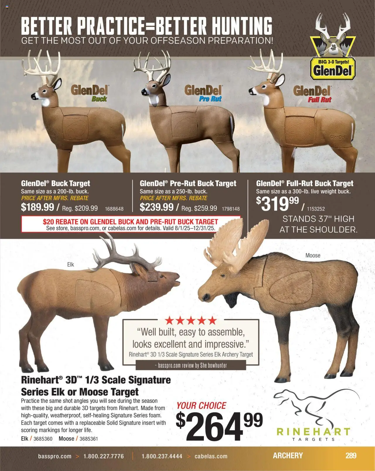Cabela's Hunting Master 25 - valid from 11.08.2025 | Page: 289 | Products: Archery, Weight