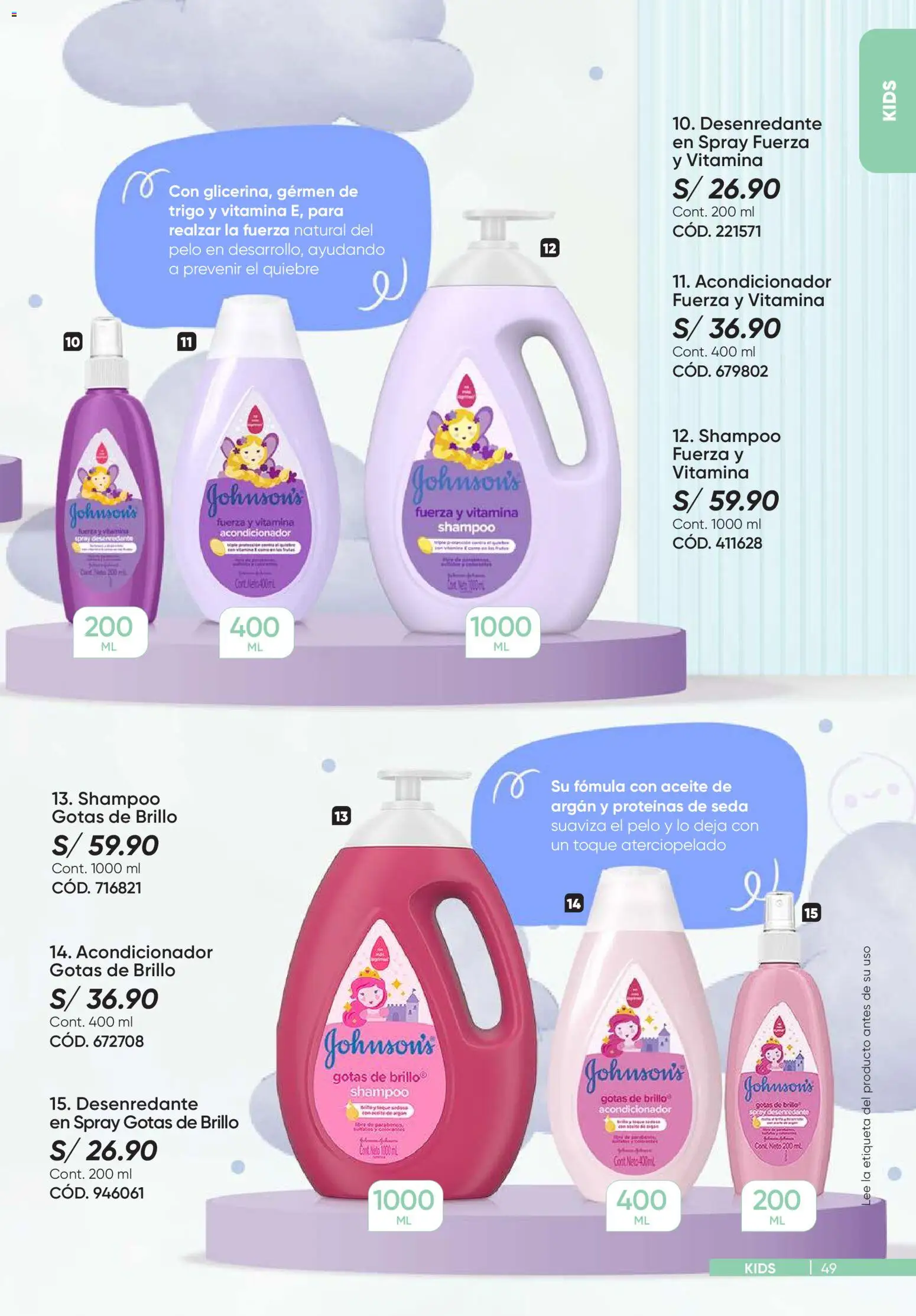 Catálogo Azzorti válido desde 16.02.2026 | Página: 49 | Productos: Shampoo, Acondicionador, Aceite