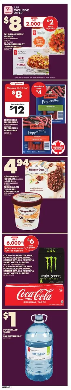 Preview of Independent Grocer weekly flyer / circulaire from shop Independent Grocer valid from 23.10.2025 | Page: 2 | Products: Cream, Ice cream, PC