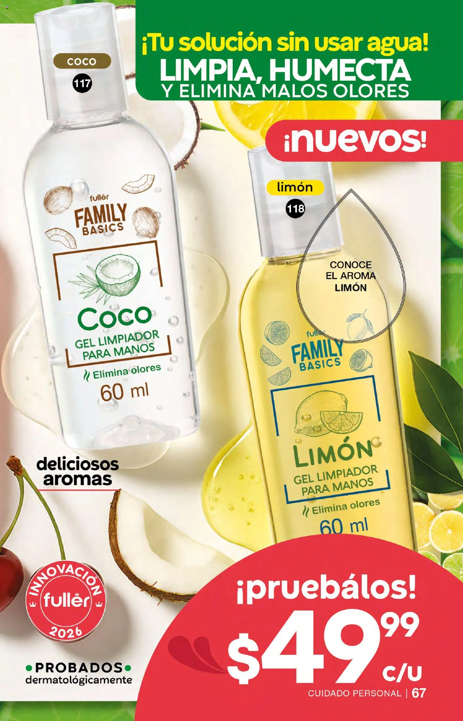 Nuevas ofertas de Fuller válidas en toda la República Mexicana desde el 21.01.2026. ¡Encuentra las mejores ofertas en Fuller campaña 21 2026! | Página: 67 | Productos: Agua, Limón, Limpiador