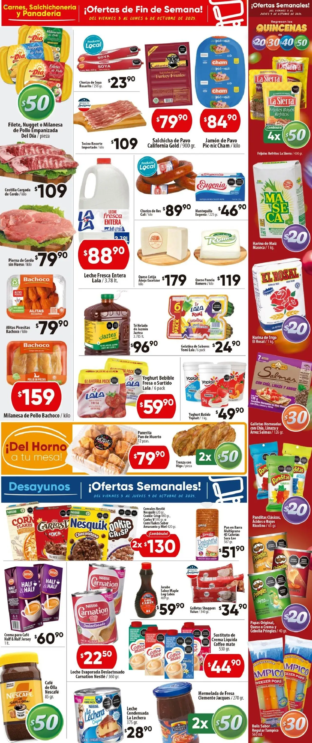 Nuevas ofertas de Calimax válidas en toda la República Mexicana desde el 03.10.2025. ¡Encuentra las mejores ofertas en Calimax - Folleto Ensenada! | Página: 2 | Productos: Leche, Queso, Arroz, Cereales