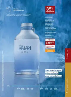 Natura - Ciclo 01/2026 - Pré-Visualização do folheto da loja Natura, válido de 26.12.2025 | Página: 23 | Produtos: Fragrância, Madeiras, Desodorante