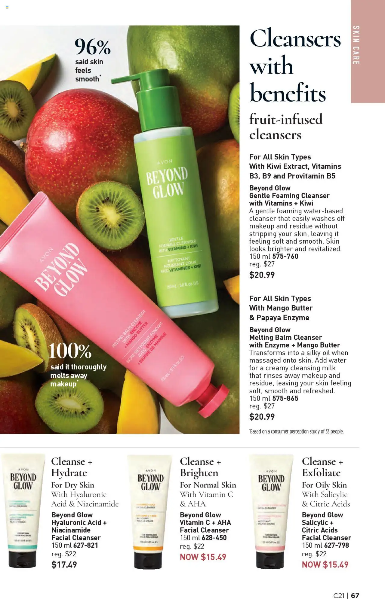 Avon flyer valid from 09.10.2025 | Page: 67 | Products: Kiwi, Milk, Butter, Oil
