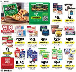 Drakes catalogue - valid from 16.07.2025 | Page: 6 | Products: Cheese, Yoghurt, Salami, Pizza