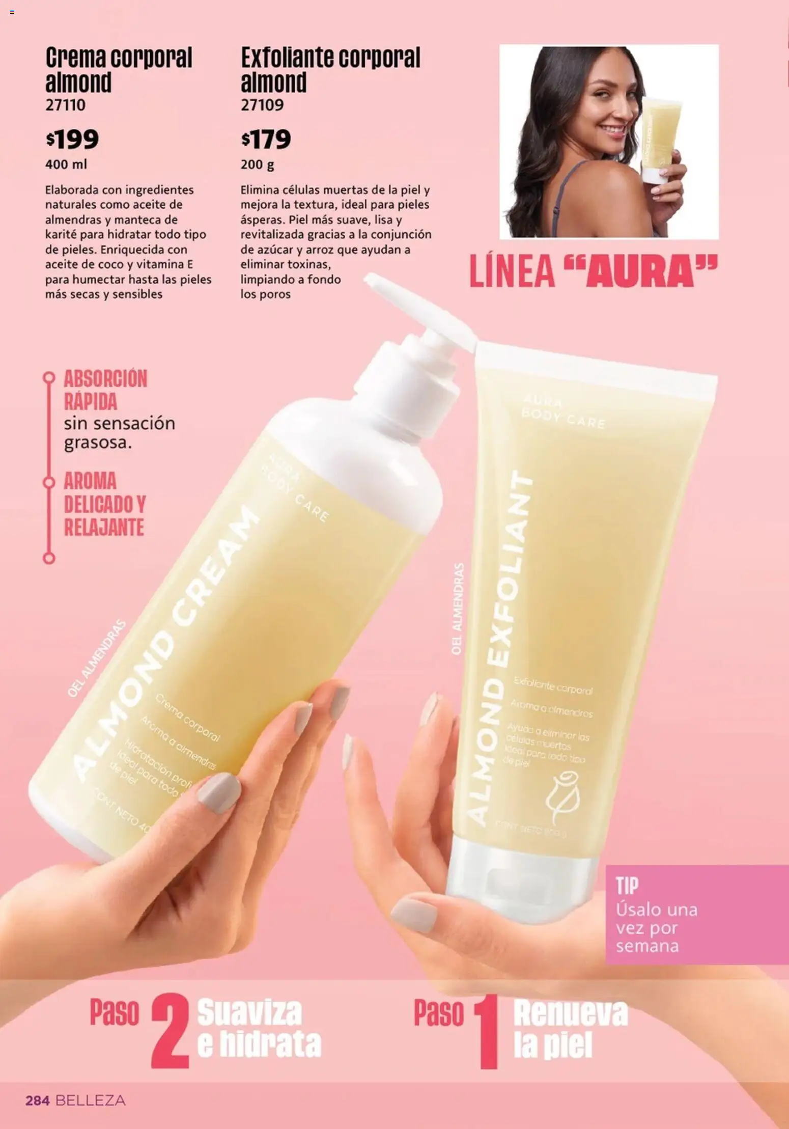 Nuevas ofertas de Ilusión válidas en toda la República Mexicana desde el 01.04.2026. ¡Encuentra las mejores ofertas en Ilusión catálogo Primavera! | Página: 288 | Productos: Crema, Exfoliante corporal, Arroz, Crema corporal