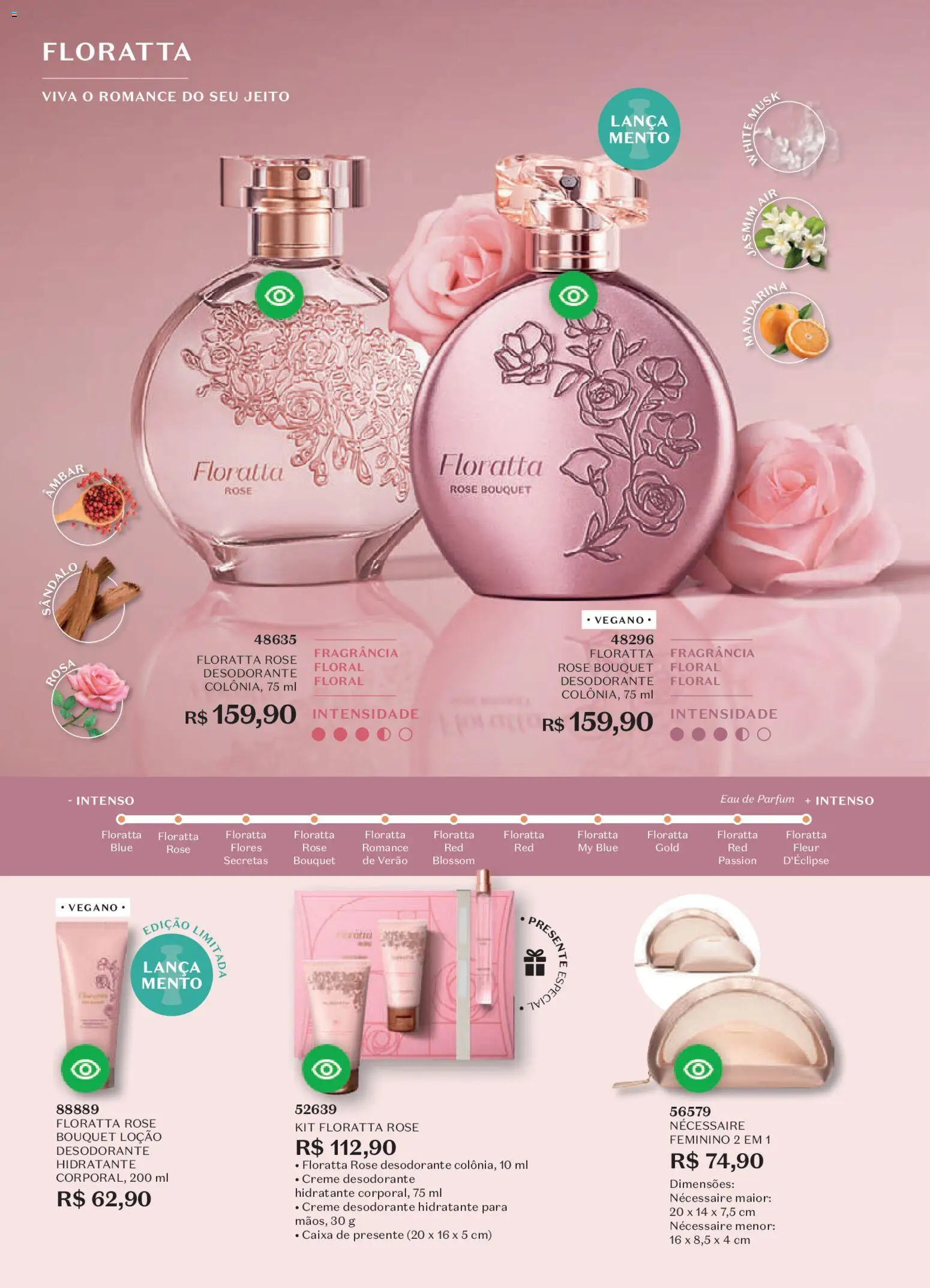 O Boticário Folheto - válido de 03.11.2025 | Página: 72 | Produtos: Desodorante, Flores, Caixa, Creme