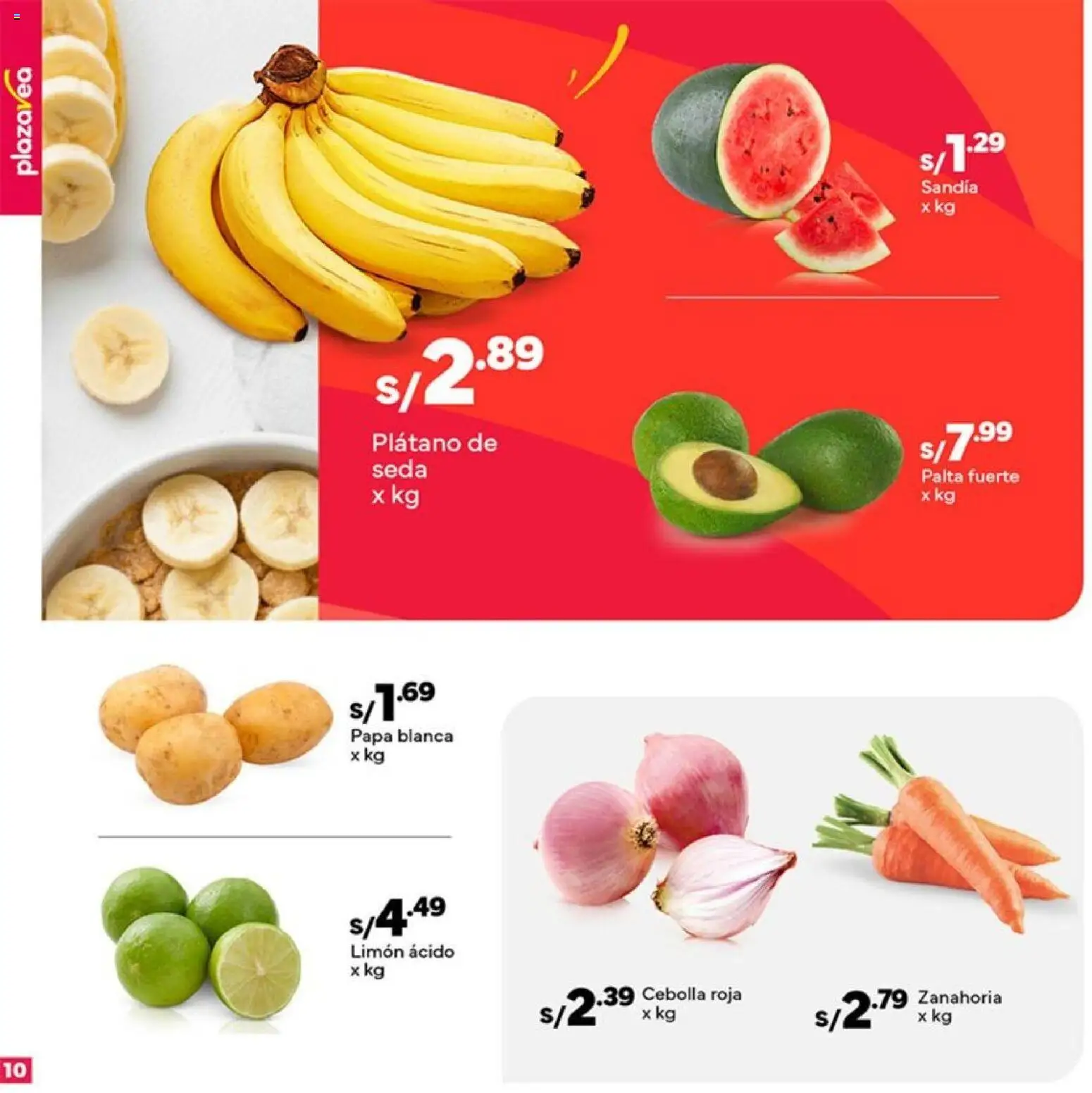 Catálogo Plaza Vea válido desde 21.11.2025 | Página: 10 | Productos: Zanahoria