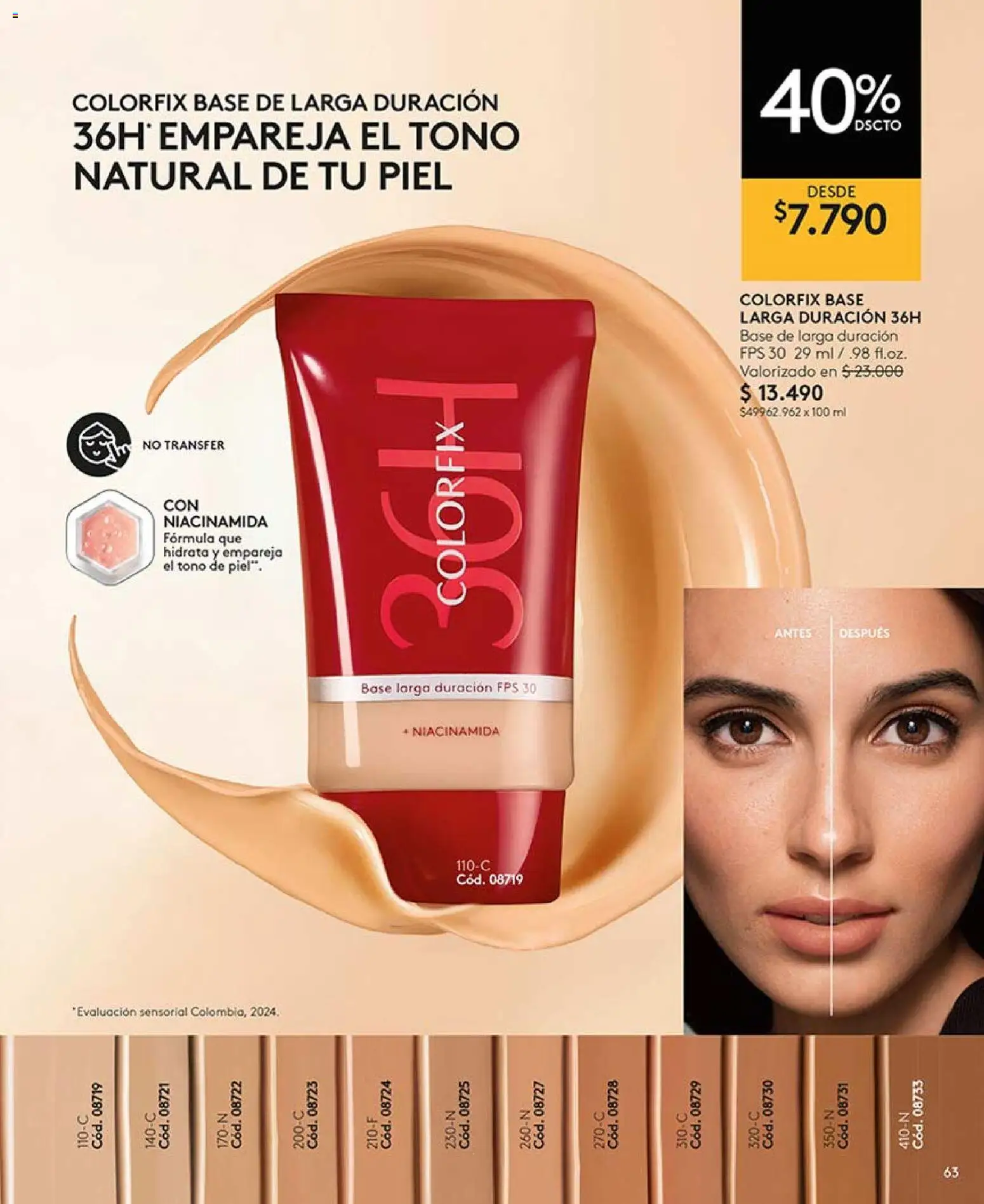 Catálogo Ésika Campaña 6 │ válido desde el 01.04.2026 | Página: 63 | Productos: Base