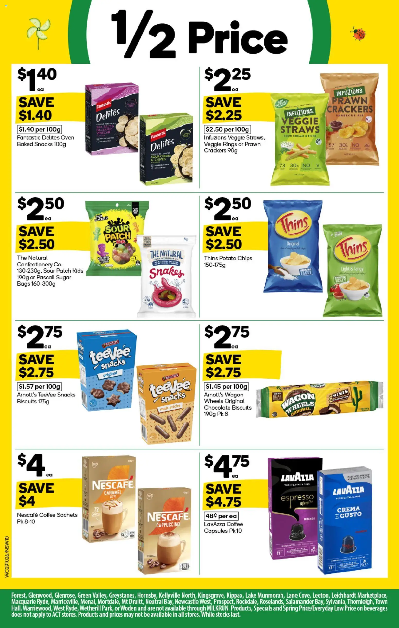 Woolworths catalogue - valid from 29.10.2025 | Page: 10 | Products: Crackers, Coffee, Sugar, Oven
