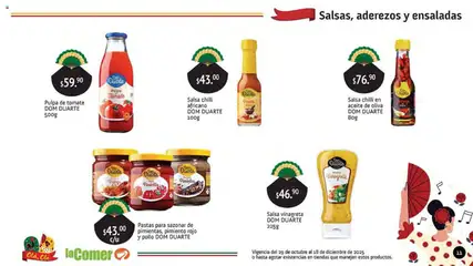 Vista previa de La Comer folleto Olá, Olé, nuevo folleto de la tienda, válido en México a partir del 29.10.2025 | Página: 11 | Productos: Pollo, Aceite de oliva, Tomate, Pimiento