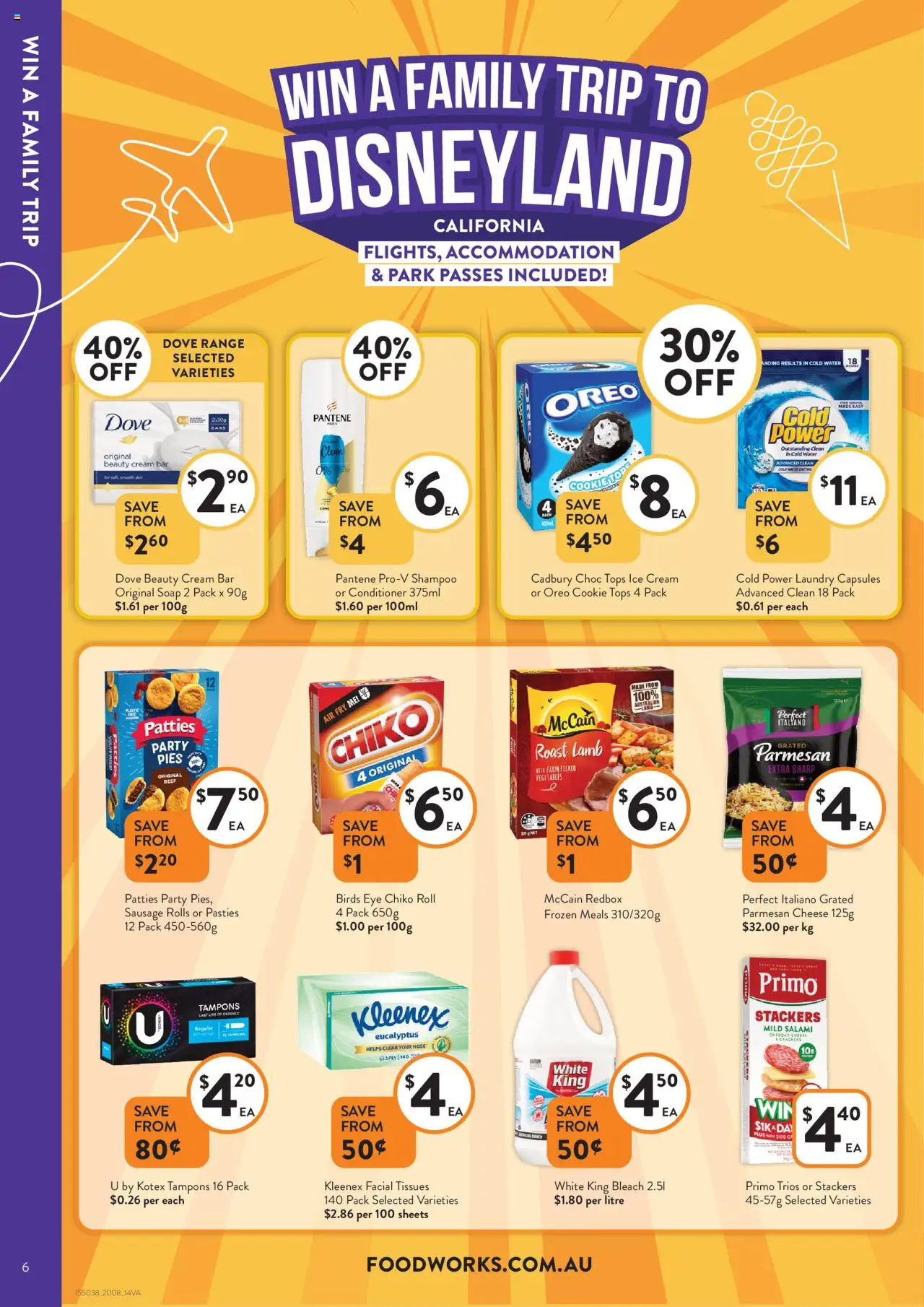Foodworks catalogue - valid from 20.08.2025 | Page: 6 | Products: Shampoo, Salami, Cream, Pies