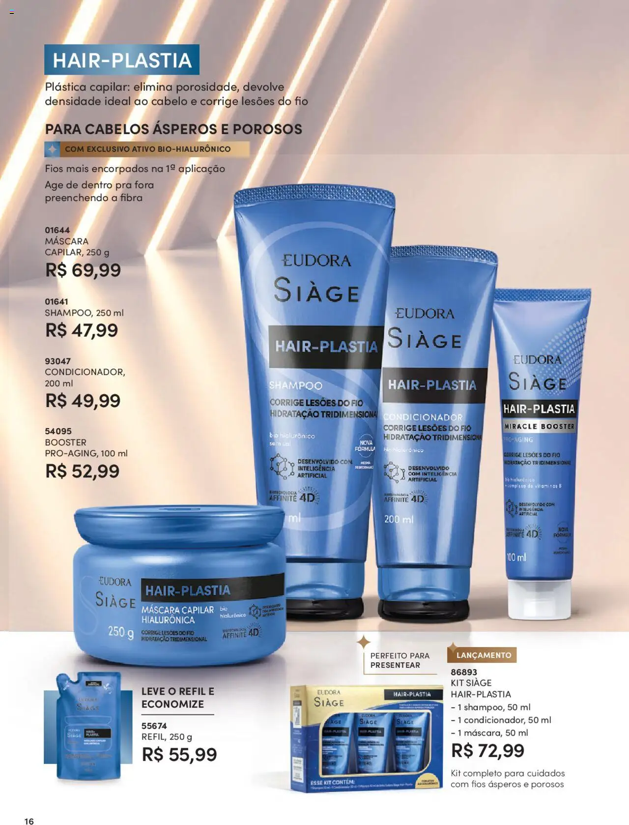 Eudora Folheto - válido de 07.10.2025 | Página: 16 | Produtos: Shampoo, Condicionador