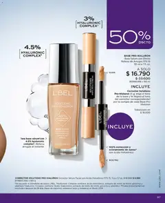 Catálogo L'Bel Campaña 6 válido desde el 31.03.2026 | Página: 91 | Productos: Corrector, Base, Té, Serum