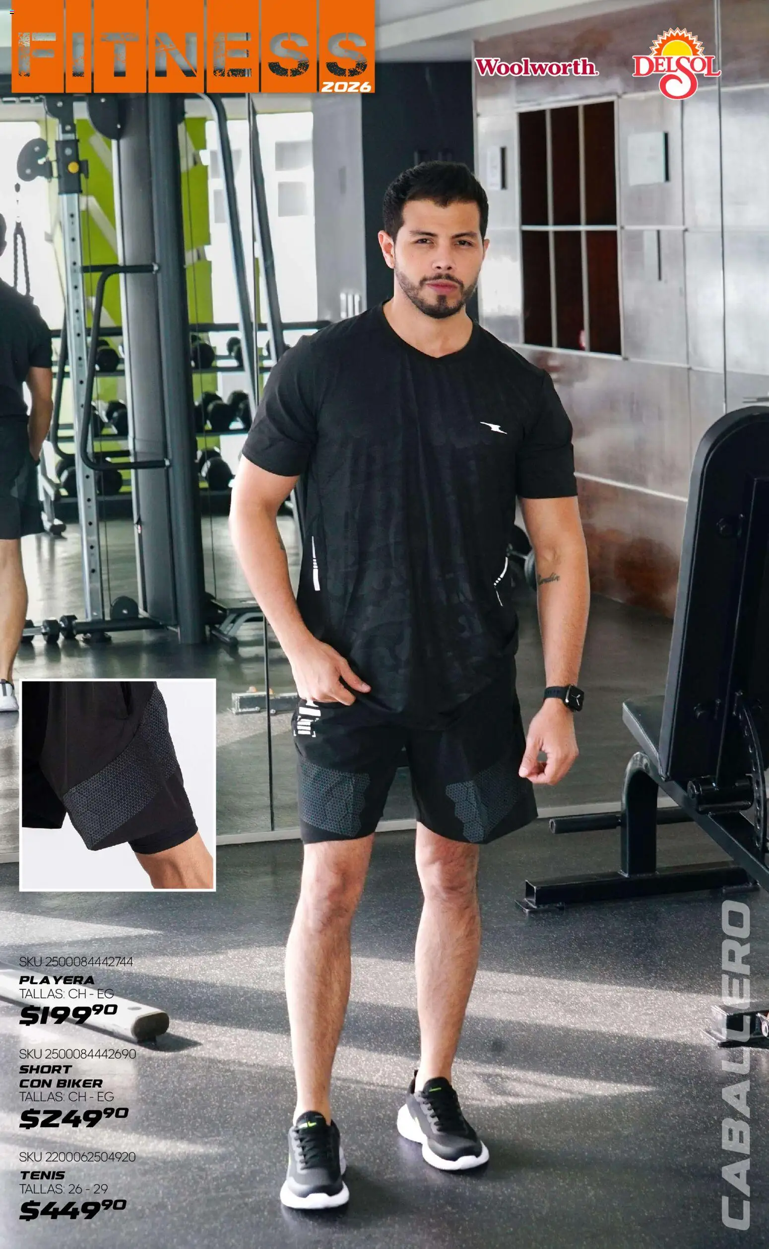 Nuevas ofertas de Del Sol y Woolworth válidas en toda la República Mexicana desde el 08.01.2026. ¡Encuentra las mejores ofertas en Del Sol y Woolworth catálogo Fitness! | Página: 14 | Productos: Tenis, Playera, Short