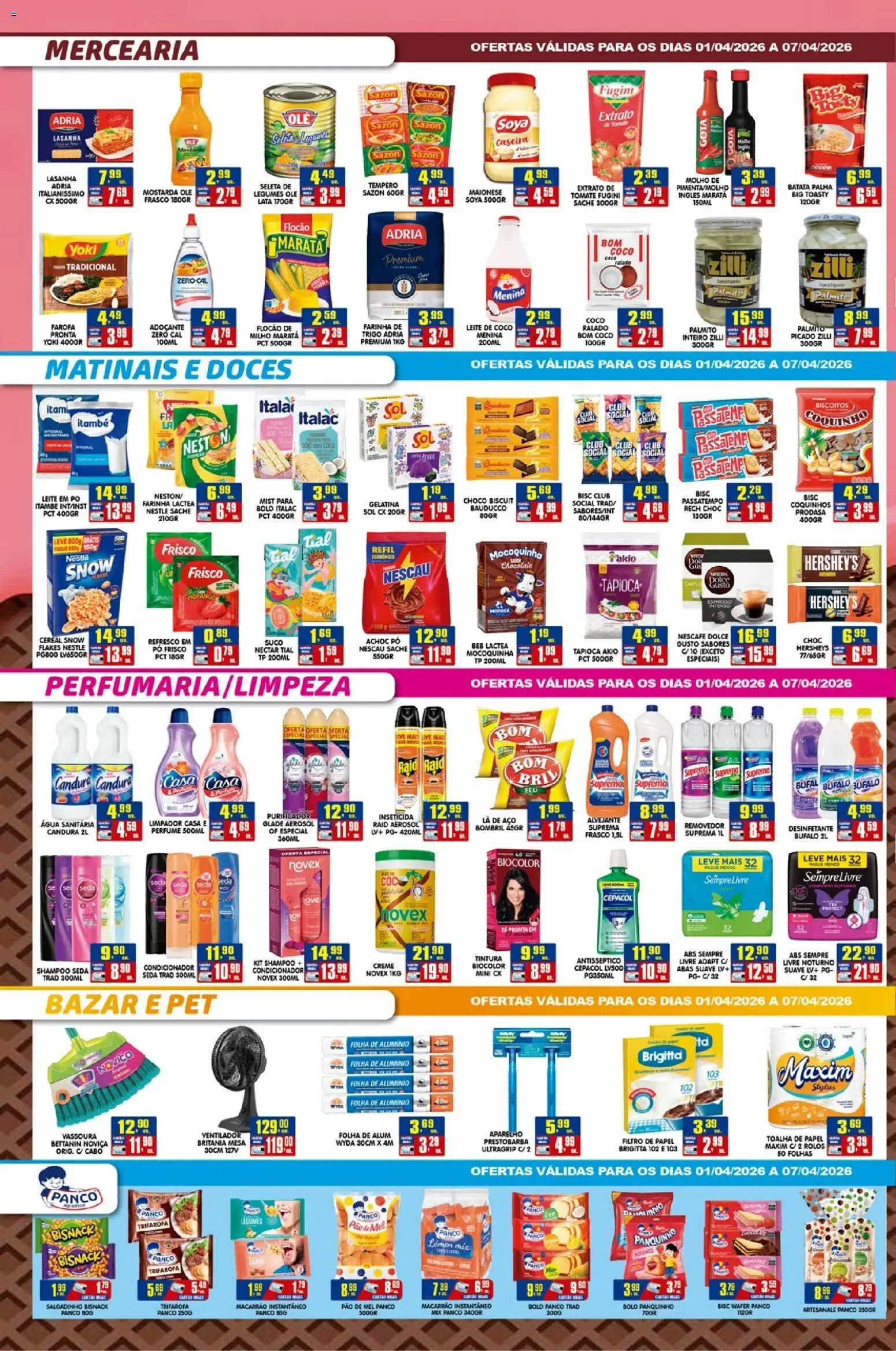 Higa's Supermercado Folheto - válido de 01.04.2026 | Página: 2 | Produtos: Shampoo, Perfume, Leite, Inseticida