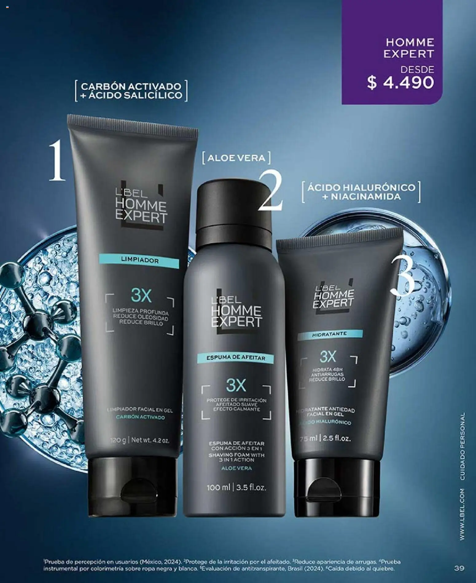 Catálogo L'Bel Campaña 3 │ válido desde el 01.02.2026 | Página: 38 | Productos: Brillo, Espuma de afeitar, Sobre, Ropa