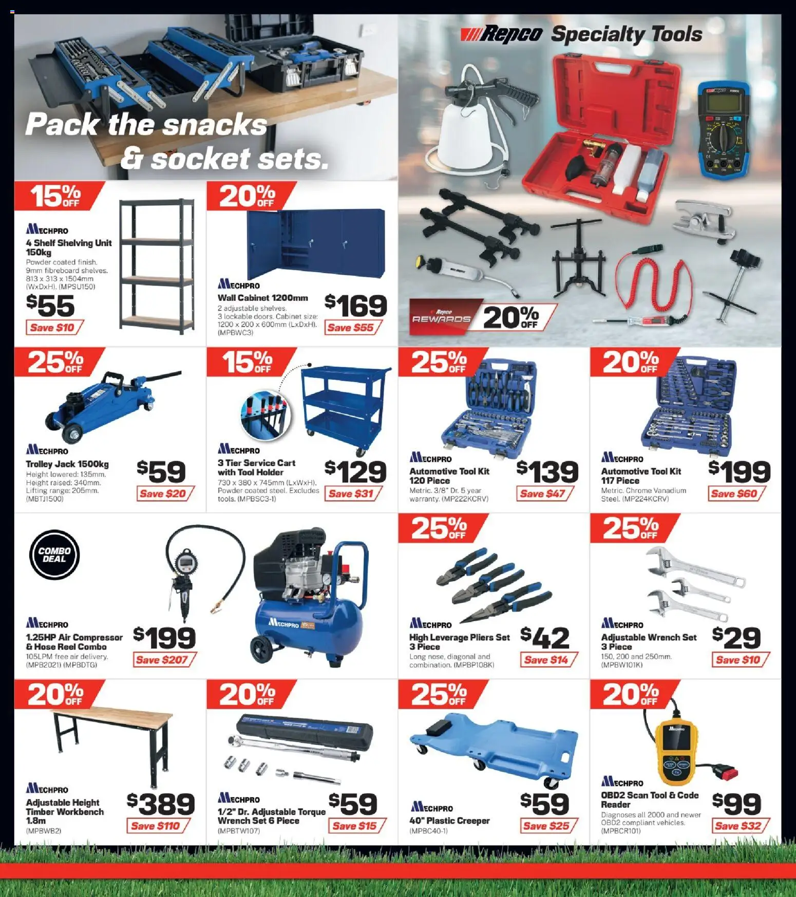 Repco catalogue - valid from 19.03.2026 | Page: 18 | Products: Socket, Powder, Trolley, Tools