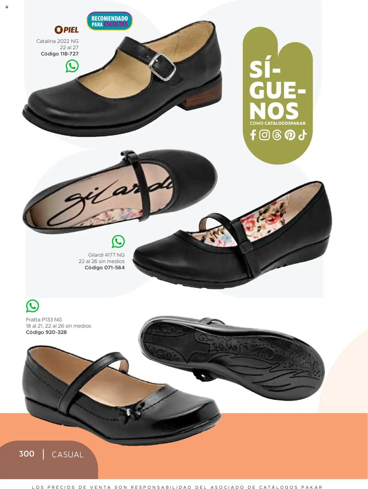 Nuevas ofertas de SC Pakar válidas en toda la República Mexicana desde el 24.07.2025. ¡Encuentra las mejores ofertas en SC Pakar - Catálogo Casual otoño / invierno! | Página: 300